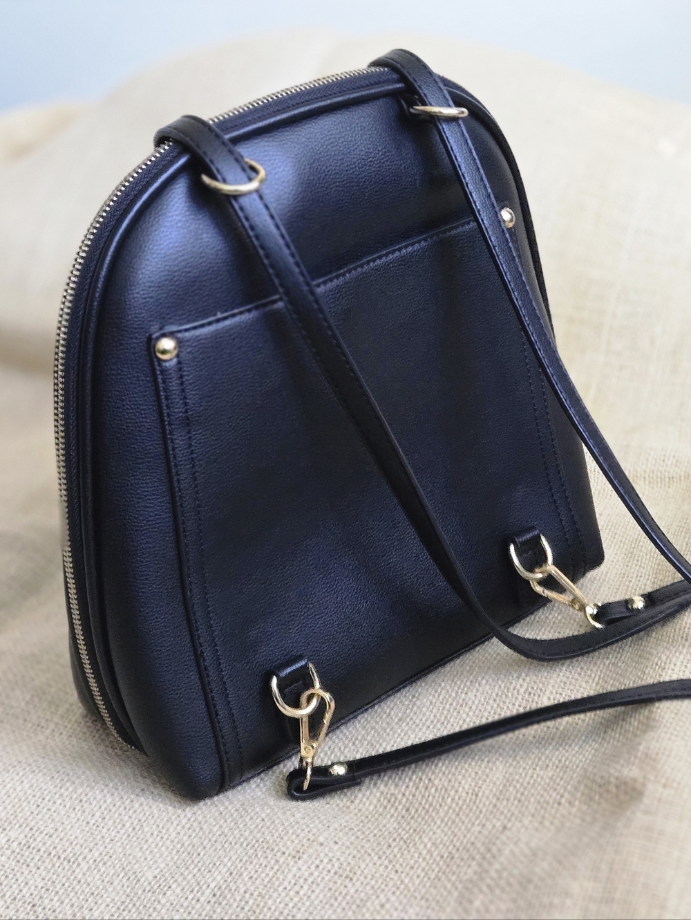 Miztique Crossbody backpack bag - Black